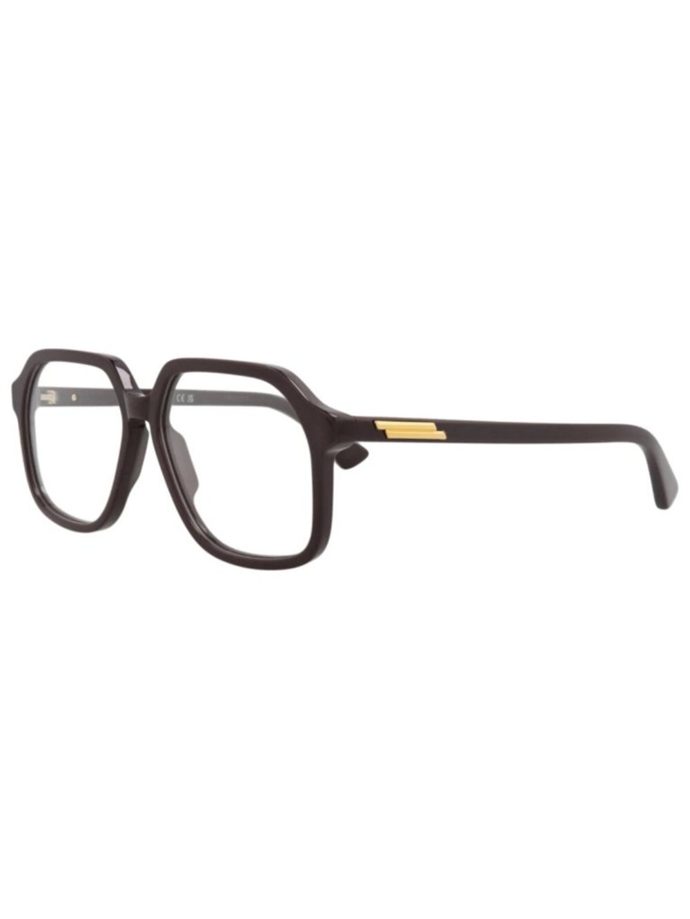 New Bottega Veneta Women's Eyeglasses Square Rectangle Recycled Acetate Frame